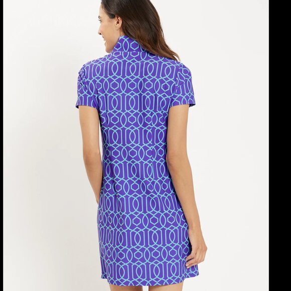 Jude Connally Alexia Dress Jude Cloth Garden Gate Iris Size XS NWT - Picture 3 of 6